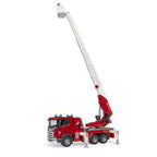 Bruder - Bruder scania super 560r brandweerladderwagen met waterpomp - 1:16