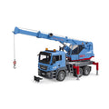 Bruder - Bruder 3771 vrachtwagen man met kraan blauw