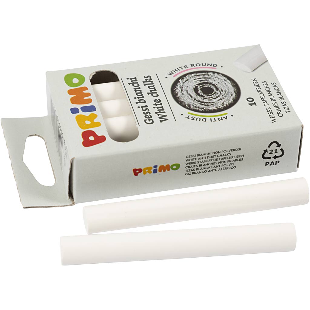 Creativ Company - Creativ Company Https://www.cchobby.nl/schoolbordkrijt-l-8-cm-d-10-mm-wit-10-stuk-1-doos