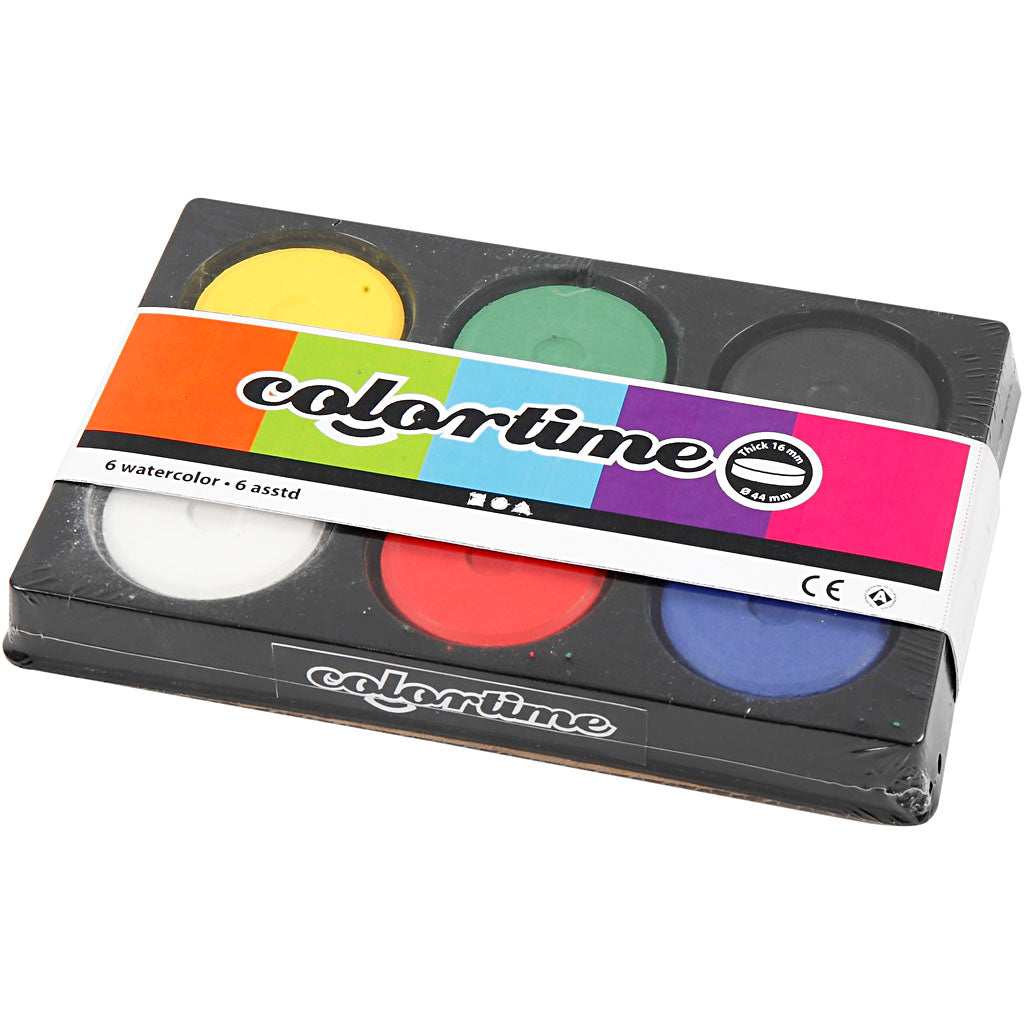 Creativ Company - Creativ Company Https://www.cchobby.nl/waterverf-h-19-mm-d-57-mm-primair-kleuren-1-doos