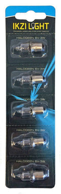 Lamp halogeen 6v 3w kraag voor