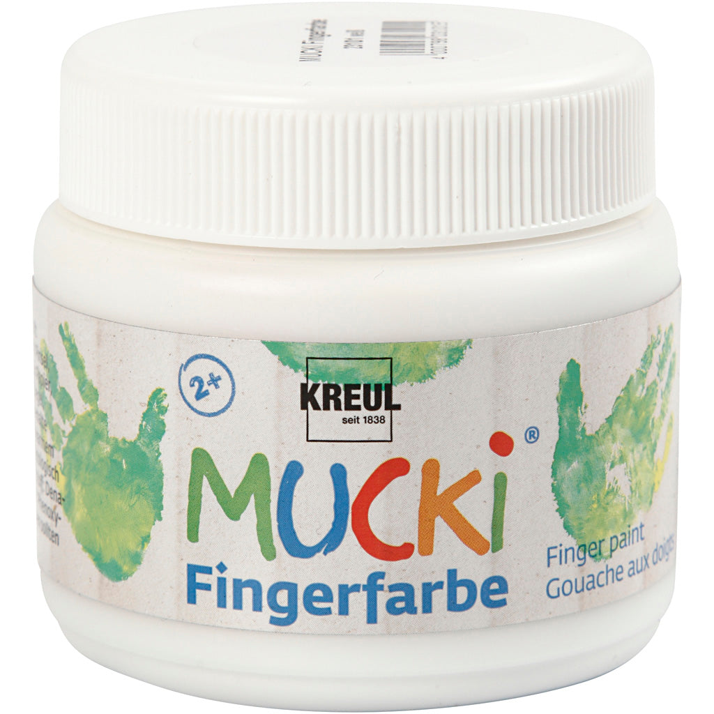Creativ Company - Creativ Company Https://www.cchobby.nl/mucki-vingerverf-wit-150-ml-1-doosje