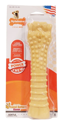 Nylabone - dura chew pindakaas voor harde bijters hypoallergeen