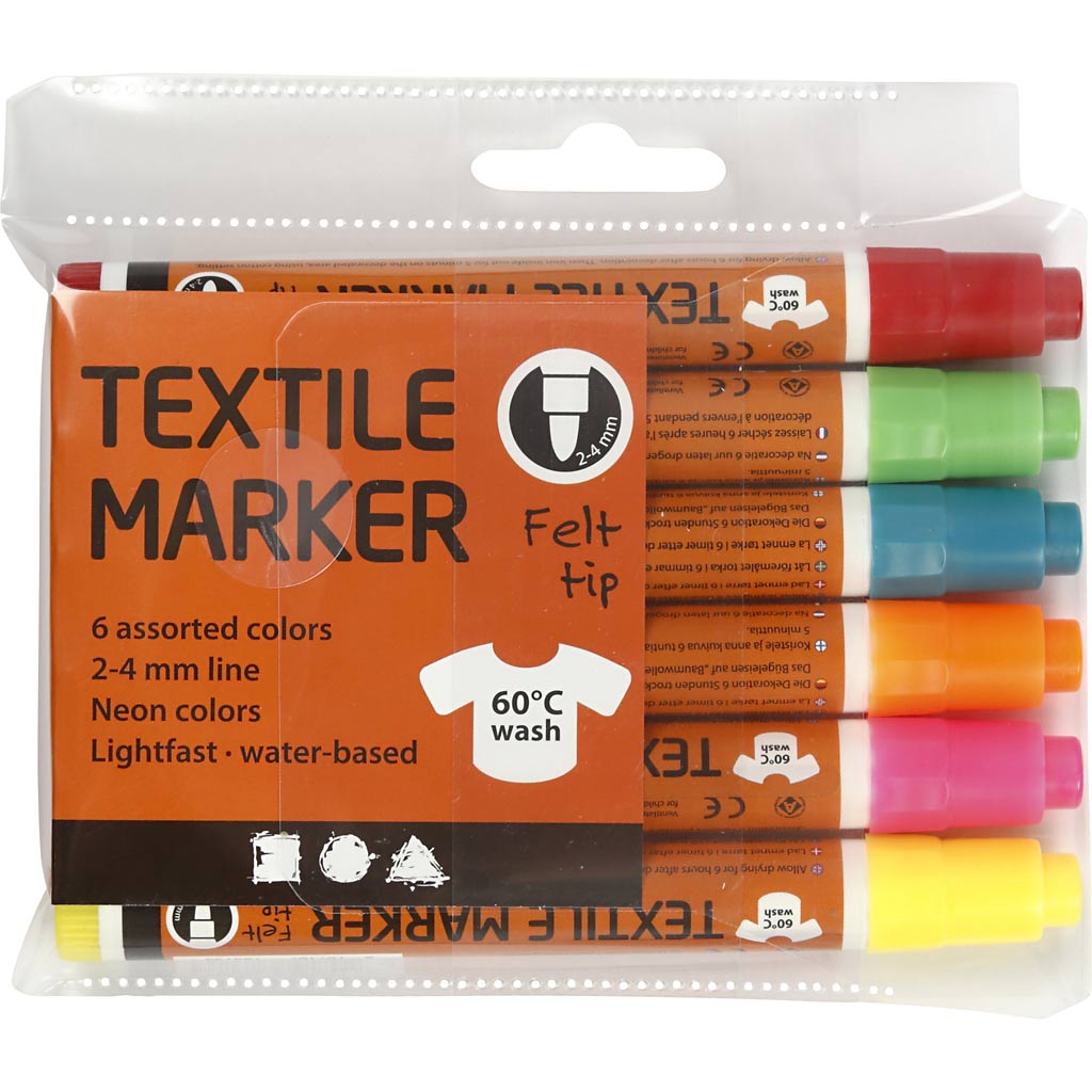 Https: www.cchobby.nl textielstiften-lijndikte-2-4-mm-neon-kleuren-6-stuk-1-doos
