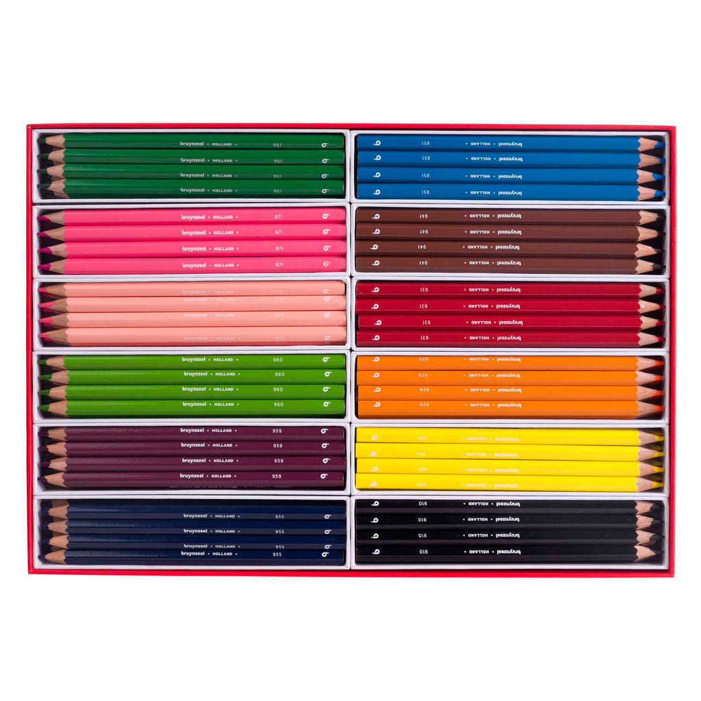 Bruynzeel - mega kleurpotlodenset 12x12 kleuren