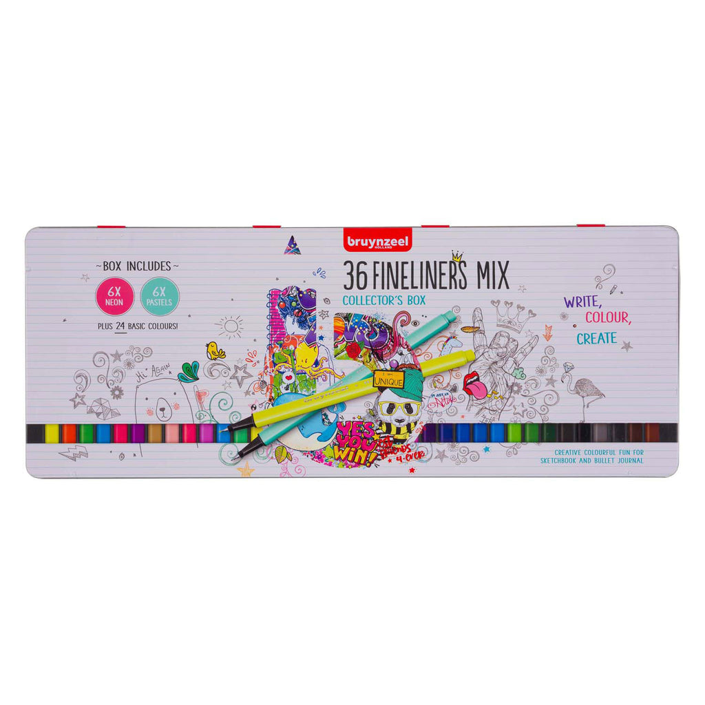 BRUYNZEEL - BRUYNZEEL fineliner set 36 kleuren