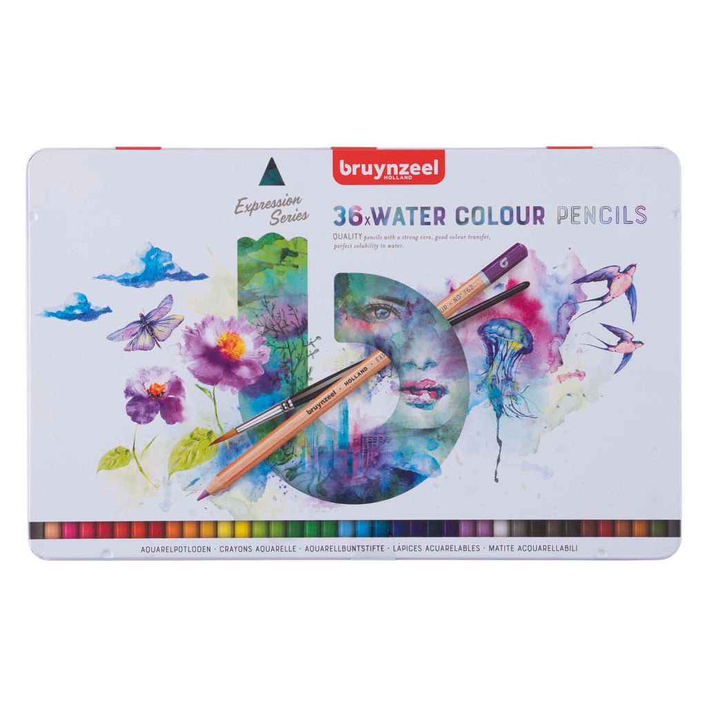 BRUYNZEEL - BRUYNZEEL expression aquarelpotloden blik 36
