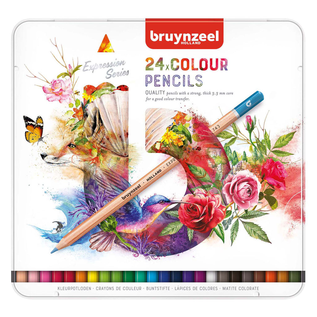 Bruynzeel - expression kleurpotloden blik 24