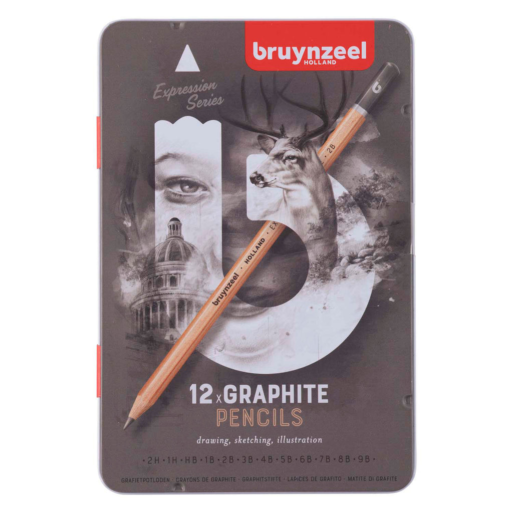 BRUYNZEEL - BRUYNZEEL expression grafietpotloden blik 12
