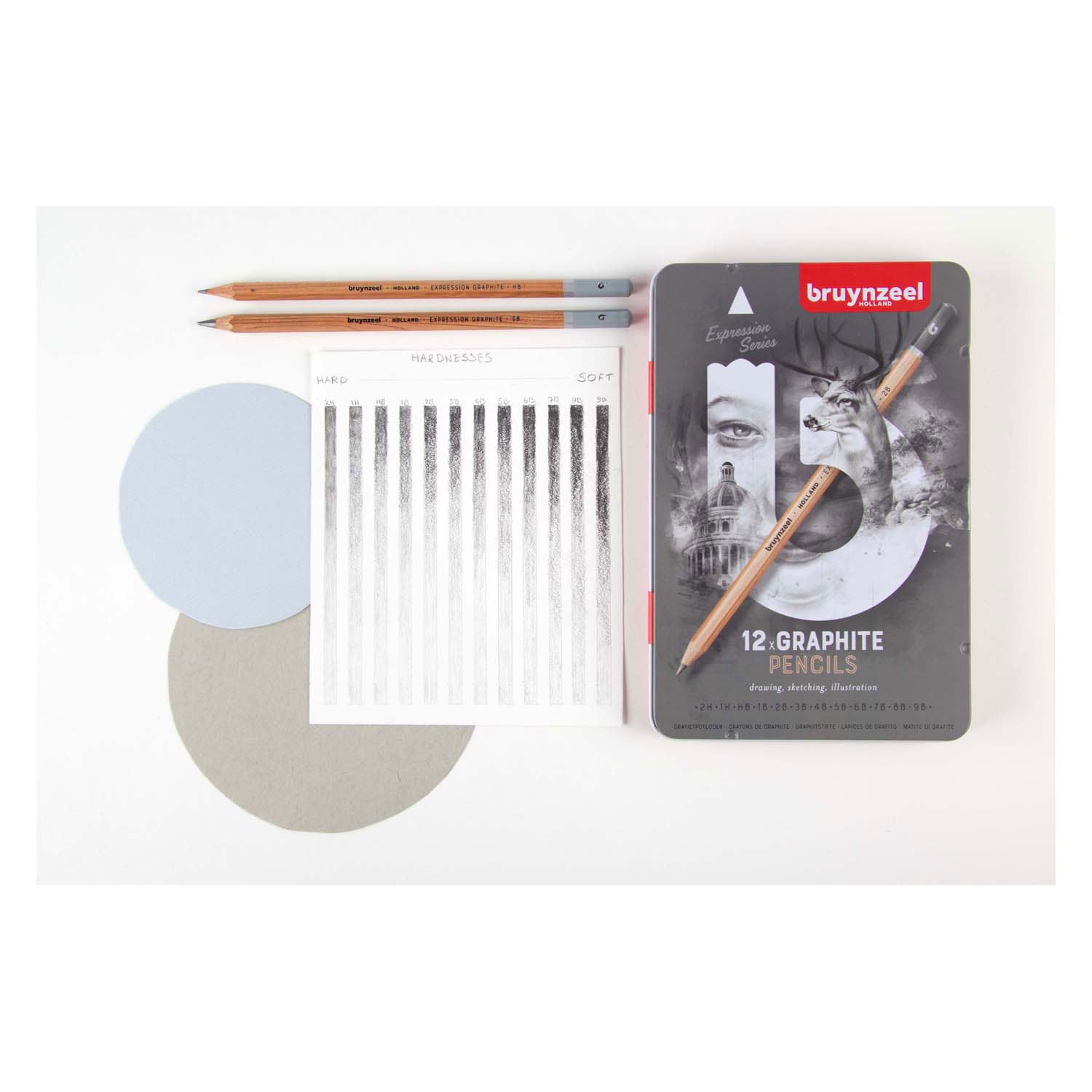 BRUYNZEEL - BRUYNZEEL expression grafietpotloden blik 12