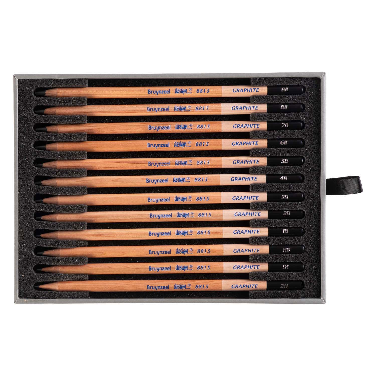 Bruynzeel - design graphite box 12 stuks