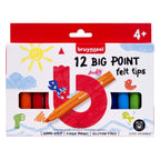 Bruynzeel - kids big point viltstiften set 12