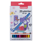 Bruynzeel - kids super point viltstiften set 20 kleuren