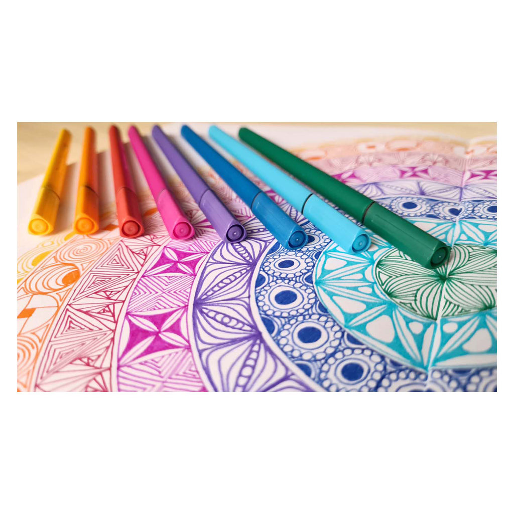 BRUYNZEEL - BRUYNZEEL teens 12 fineliners met driekantige grip