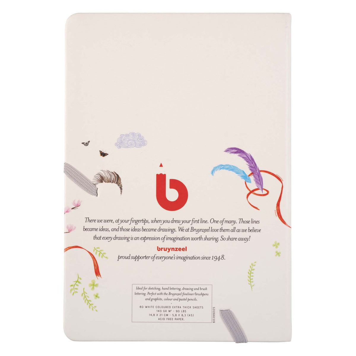 Bruynzeel creatives schets notitieboek a5 140 g m² 80 vellen