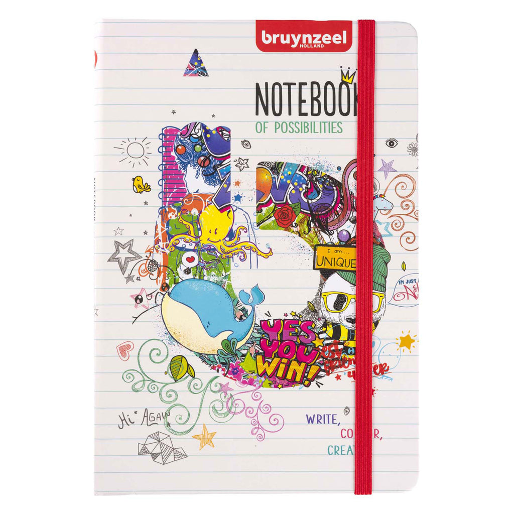 Bruynzeel - notitieboek a5 80 g/m 160 pagina's