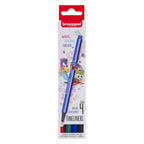 Bruynzeel - Fineliner - set 4 basis kleuren -