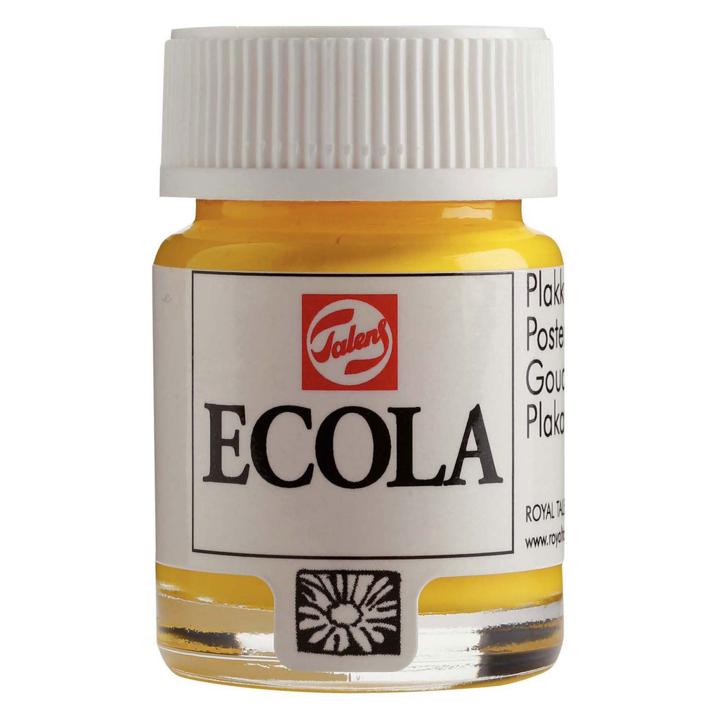 Bruynzeel - Ecola plakkaatverf fles 16ml geel 200