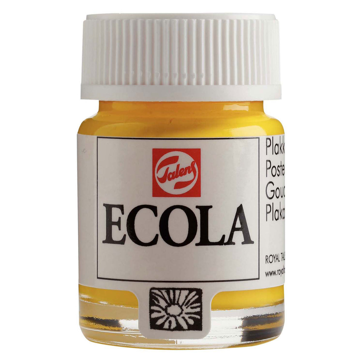 Bruynzeel - Ecola plakkaatverf fles 16ml geel 200