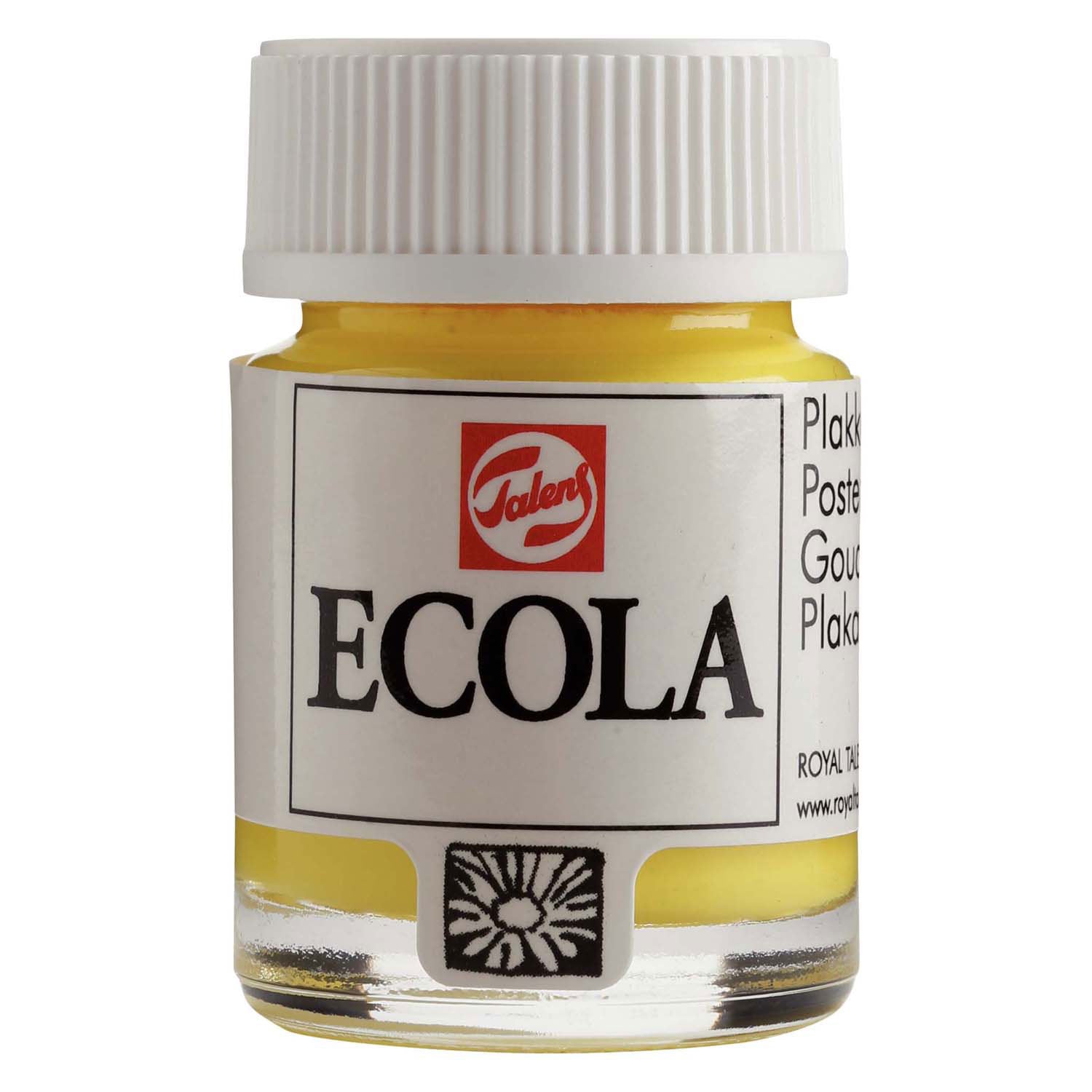 Bruynzeel - Ecola plakkaatverf fles 16ml citroengeel (primair) 205