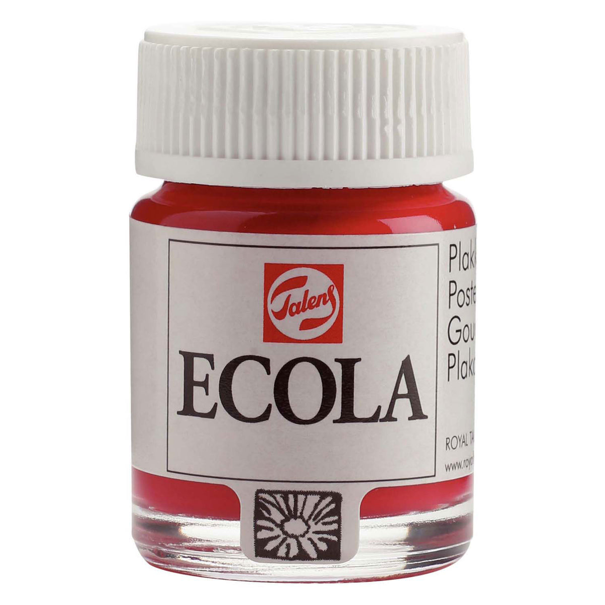 Bruynzeel - Ecola plakkaatverf fles 16ml karmijn 318