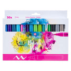 Ecoline brush pen set primair | 30 colours