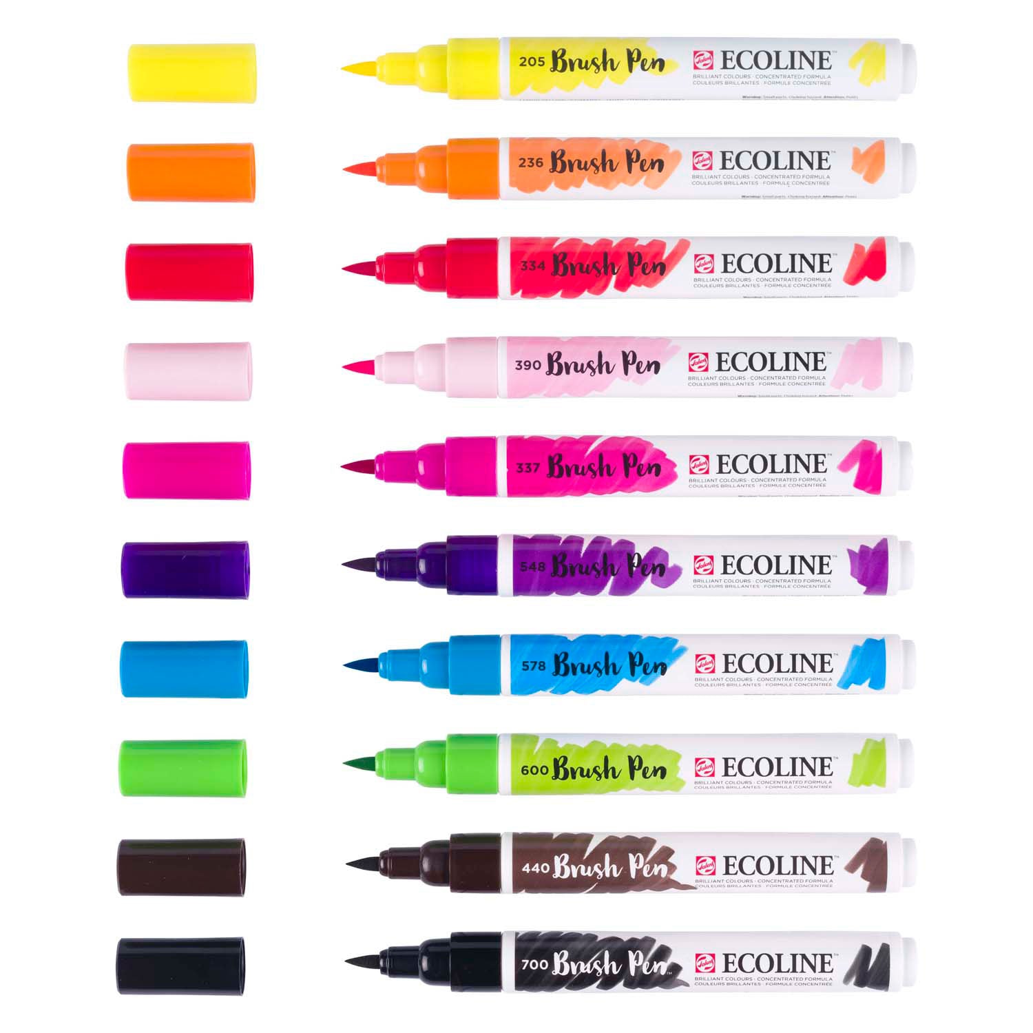 Ecoline - Ecoline brush pen set helder | 10 colours