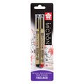 Sakura - Sakura blisterkaart pigma micron 05 045 mm zwart rood 2st.