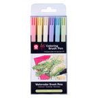 Sakura - Sakura brushpen set pastel kleuren - creatieve stiften voor tekenen en kleuren.