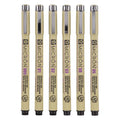Sakura • pigma micron set basiskleuren 0,25mm 6stuks