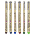 Sakura - Sakura pigma micron 05 etui met 6 aardekleuren