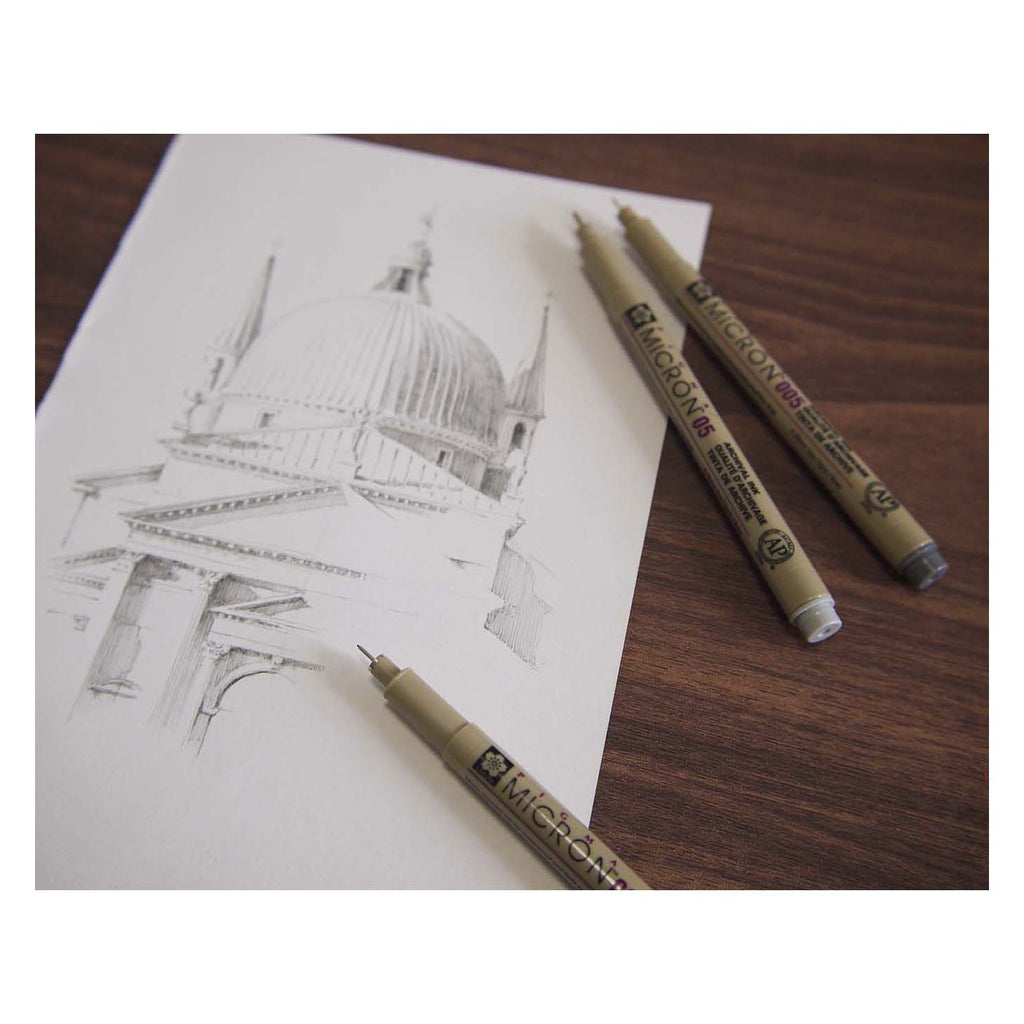 Sakura - Sakura pigma micron 05 fineliner set | 3 pennen zwart & grijs