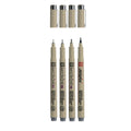 Sakura - Sakura pigma micron fineliner set 4 maten koelgrijs