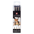 Sakura - Sakura unieke manga-collectie van 3 pigma micron-pennen zw.