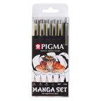 Sakura - Sakura unieke manga-collectie van 6 pigma micron