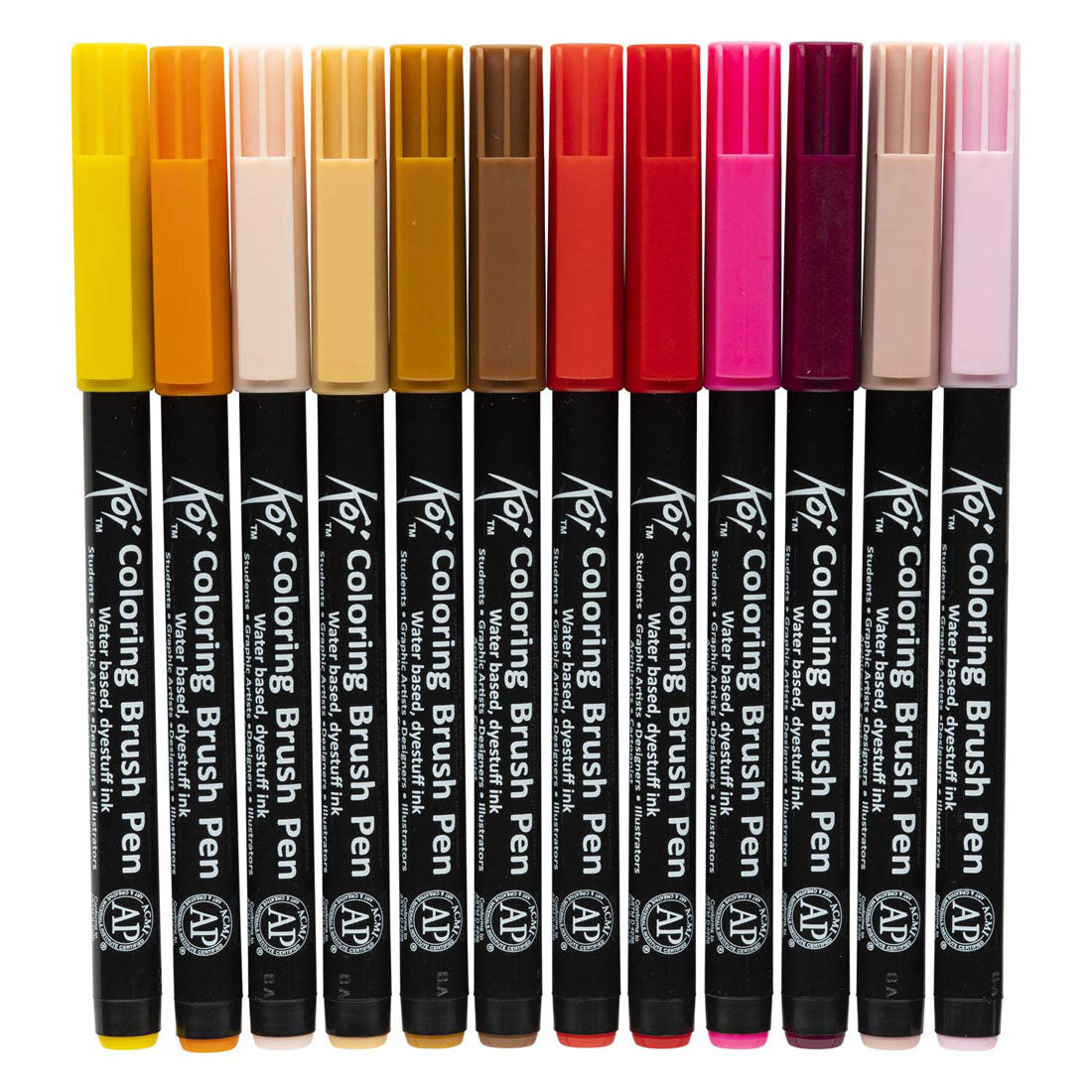 Sakura - Sakura koi coloring brush pen set 24 kleuren