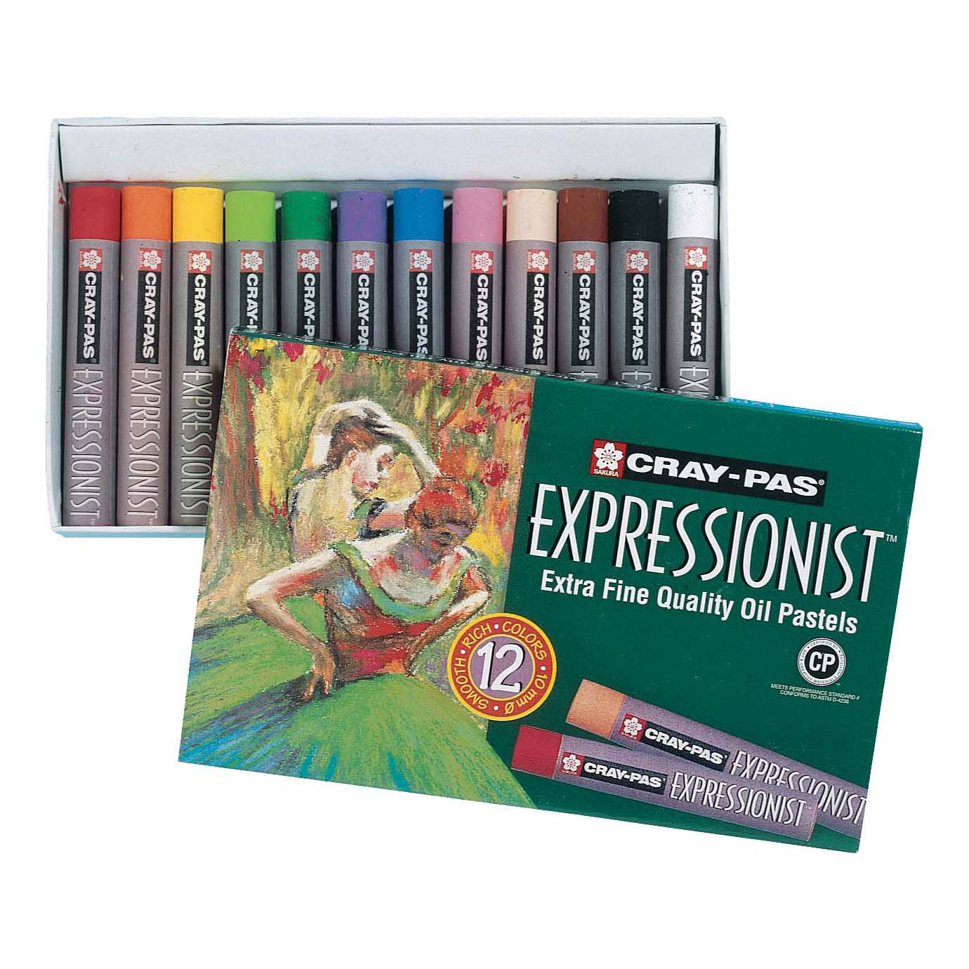 Sakura - Sakura cray-pas expressionist set 12 oliepastels