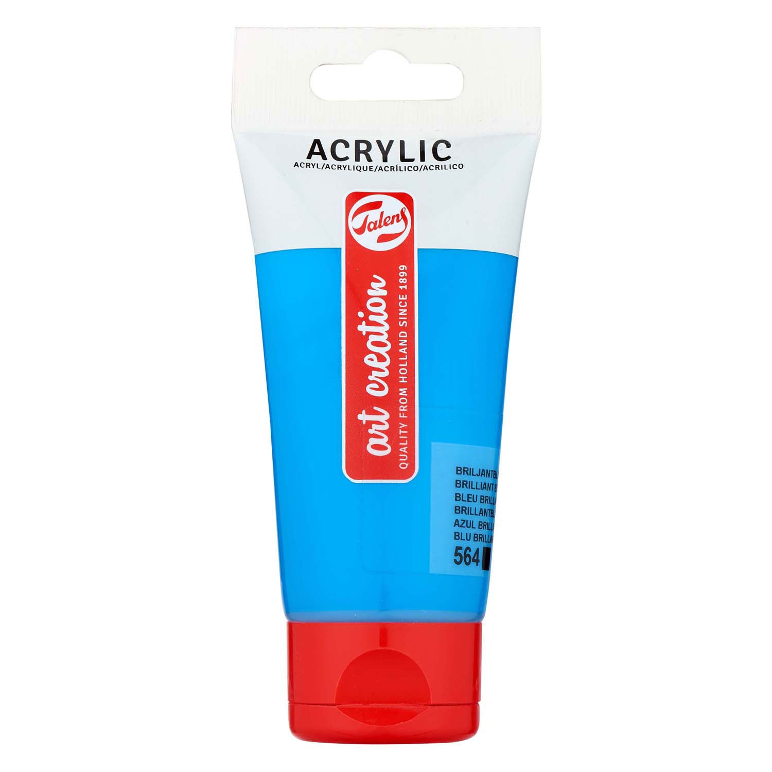 Talens art creation acrylverf tube 75ml briljantblauw 564