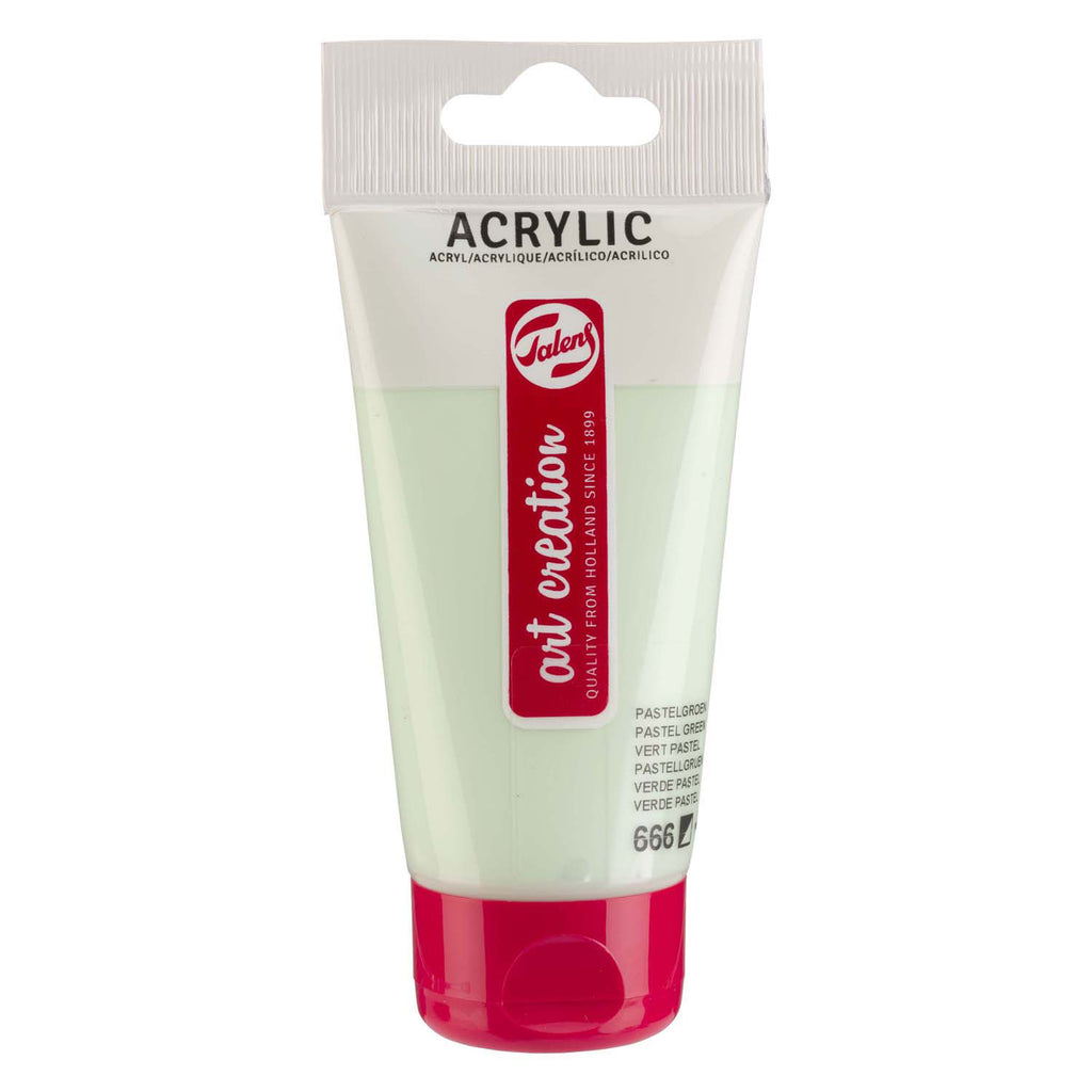 Talens - Talens art creation acrylverf tube 75ml pastelgroen 666