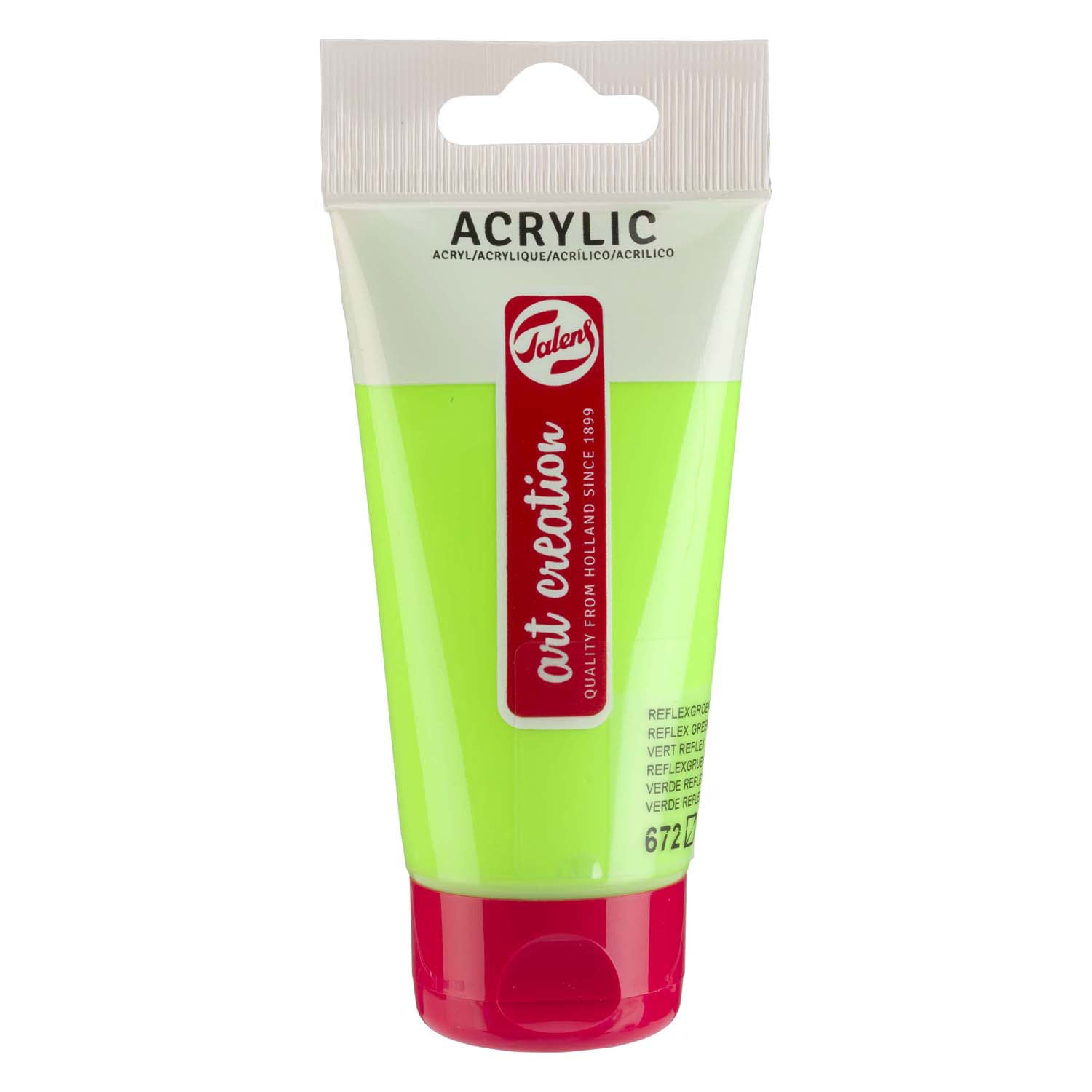 Talens - Talens art creation acrylverf tube 75ml reflexgroen 672