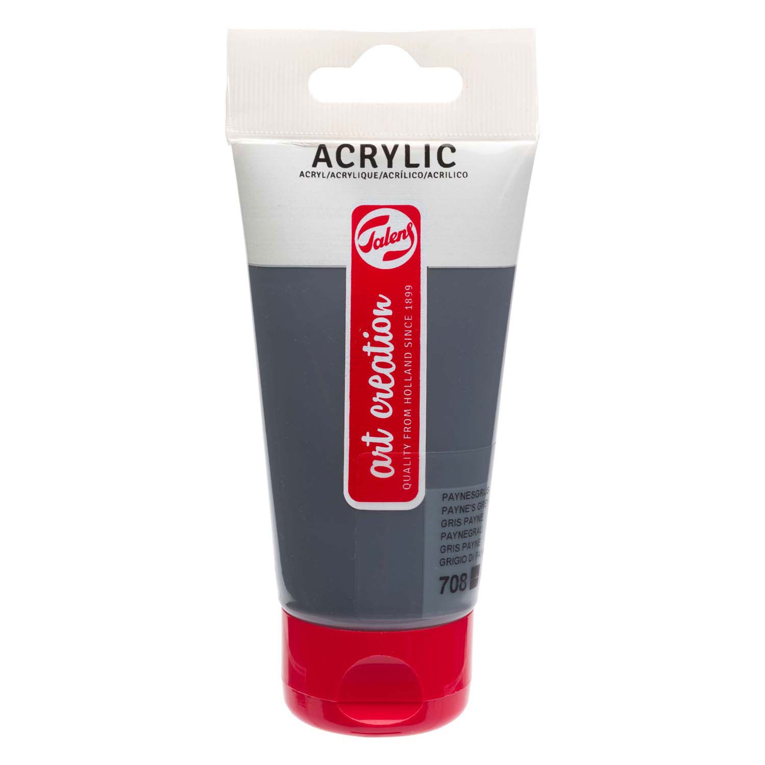 Talens - Talens art creation acrylverf tube 75ml paynesgrijs 708