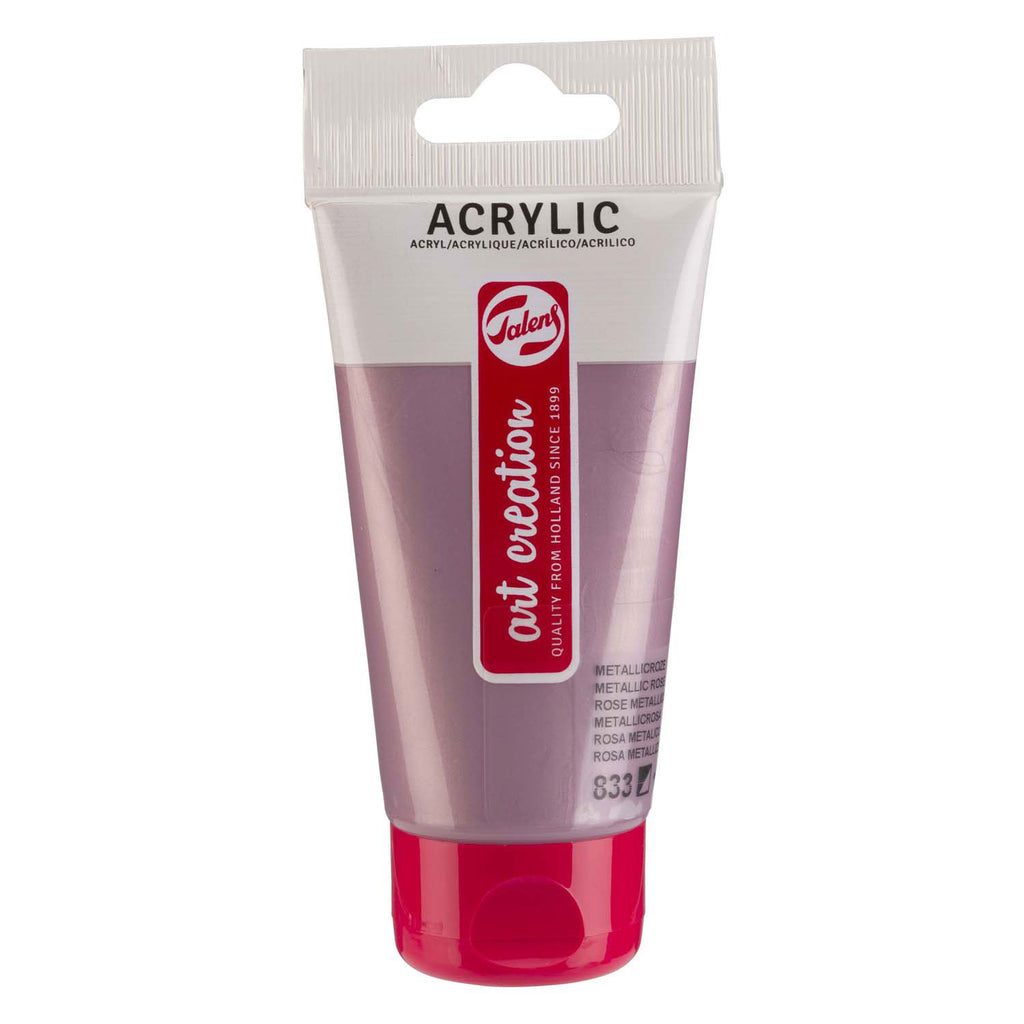 Talens - Talens art creation acrylverf tube 75ml metallicroze 833