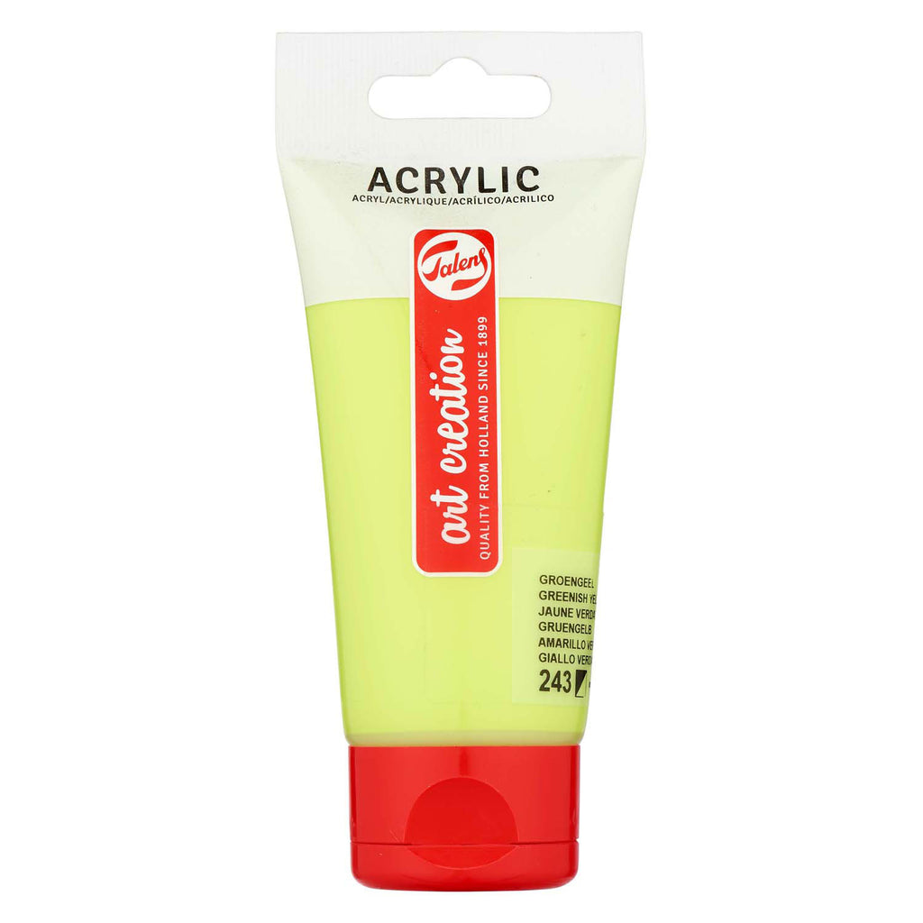 Talens - Talens art creation acrylverf tube 75ml groengeel 243