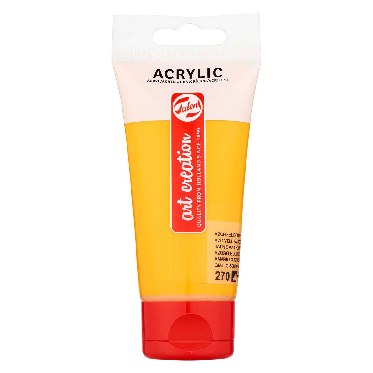 Talens - Talens art creation acrylverf tube 75ml azogeel donker 270