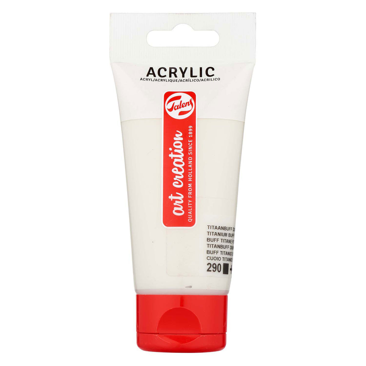 Talens - Talens art creation acrylverf tube 75ml titaanbuff donk 290