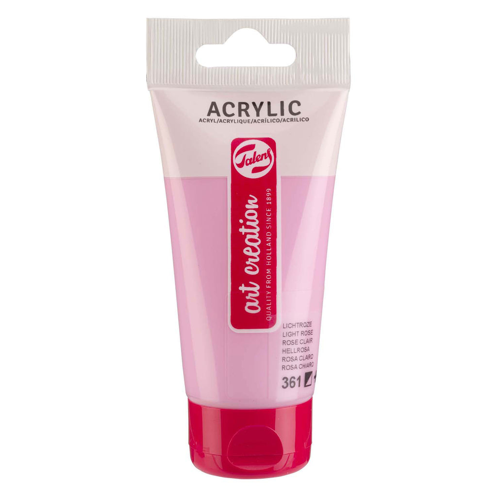 Talens - Talens art creation acrylverf tube 75ml lichtroze 361