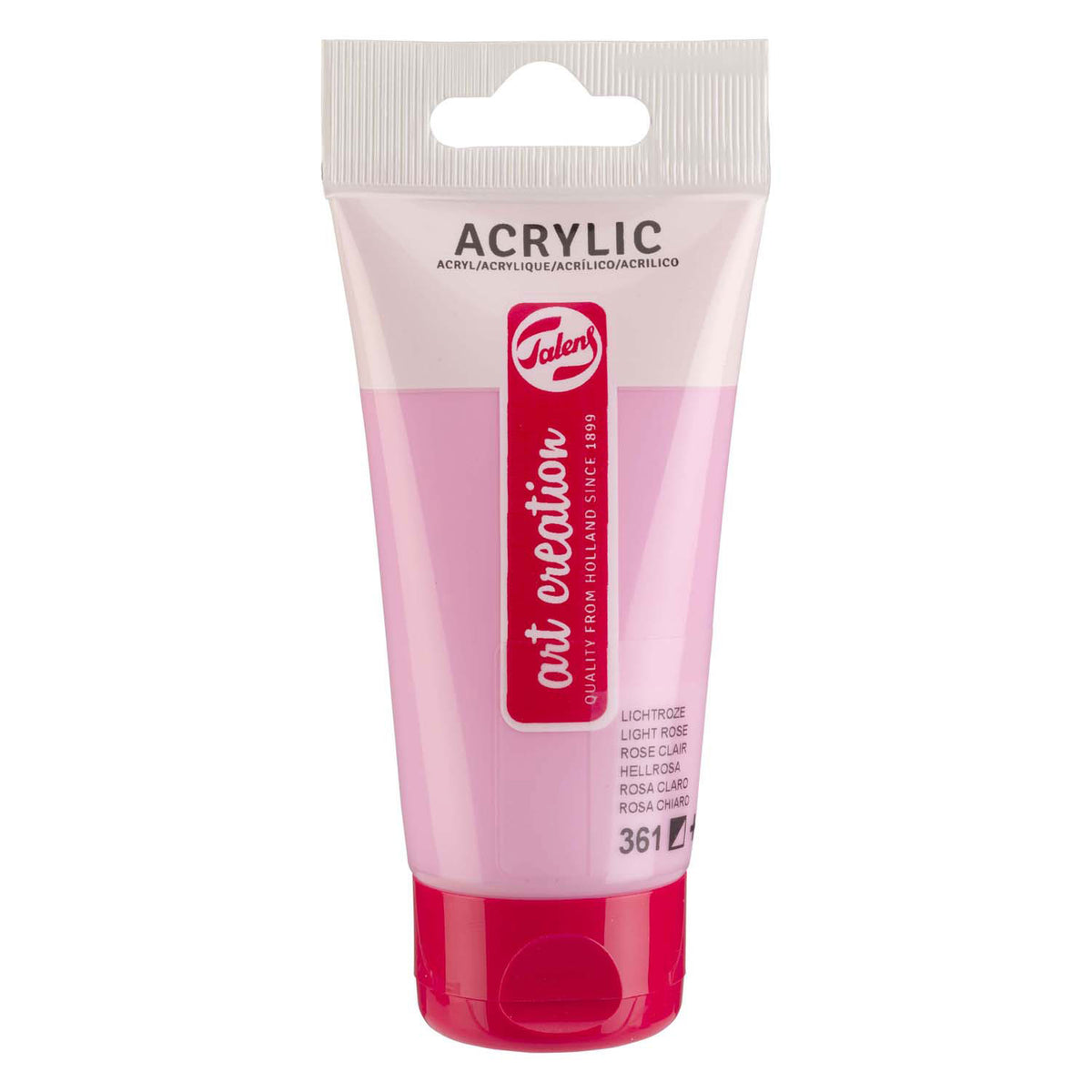 Talens - Talens art creation acrylverf tube 75ml lichtroze 361