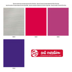 Talens art creation talens art creat.glas porselein dekkend set 4 x 30 ml roze zilver
