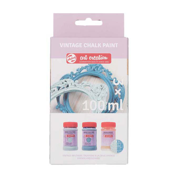 Talens - Talens art creation vintage set 2 blauwen en craquel