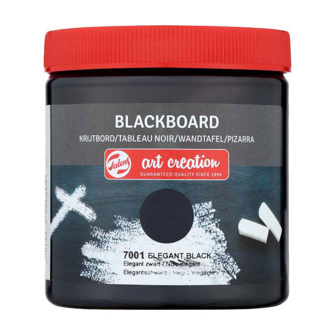 Talens art creation krijtbord pot 250ml elegant zwart 7001